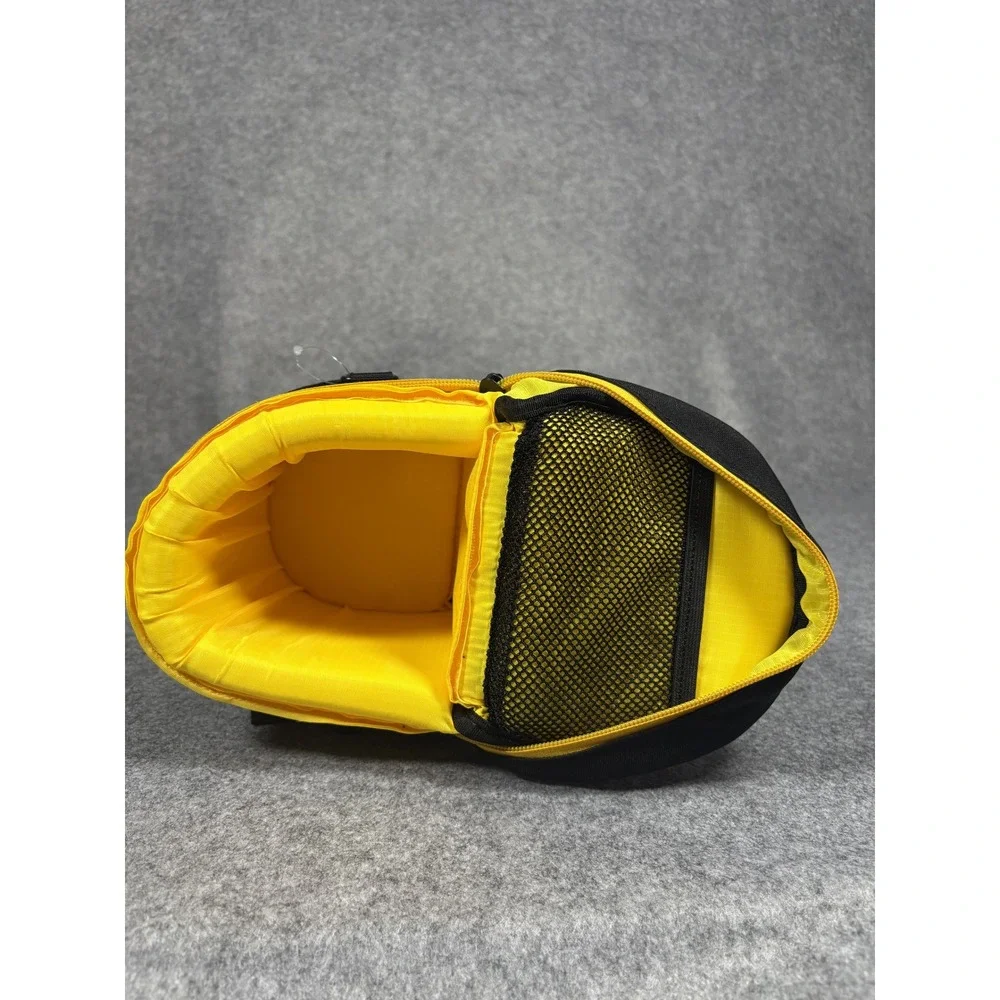 Ruggard LCY-16X4‎ Lens Case 6x8 Black Yellow Water Resistant Padded Nylon